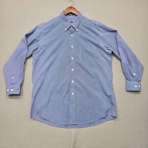 Kirkland Signature Men's Non-Iron Long Sleeve Button Up Dress Shirt Size 16.5/32